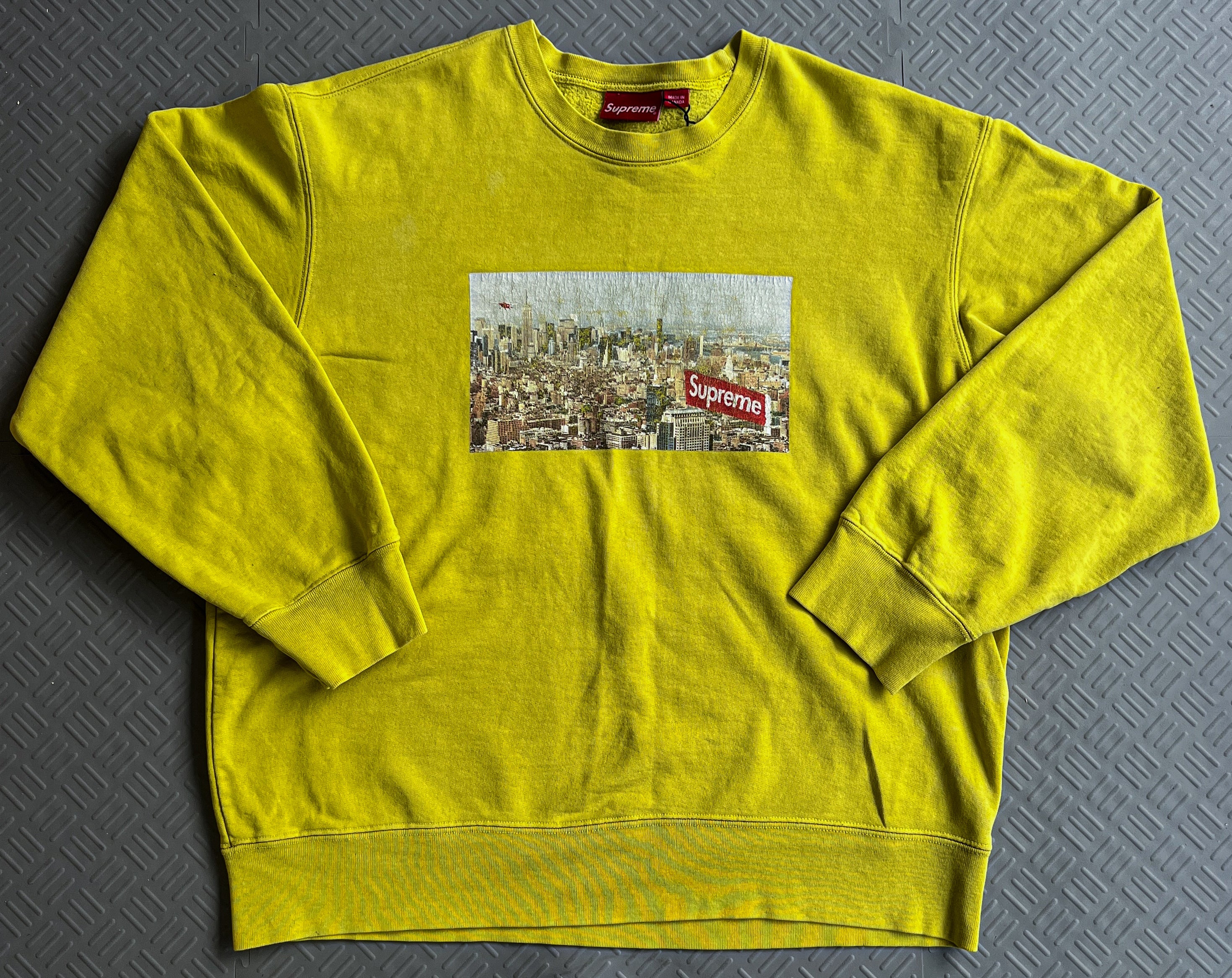 Supreme Aerial Sweater Yellow (L) – 2nd Culture