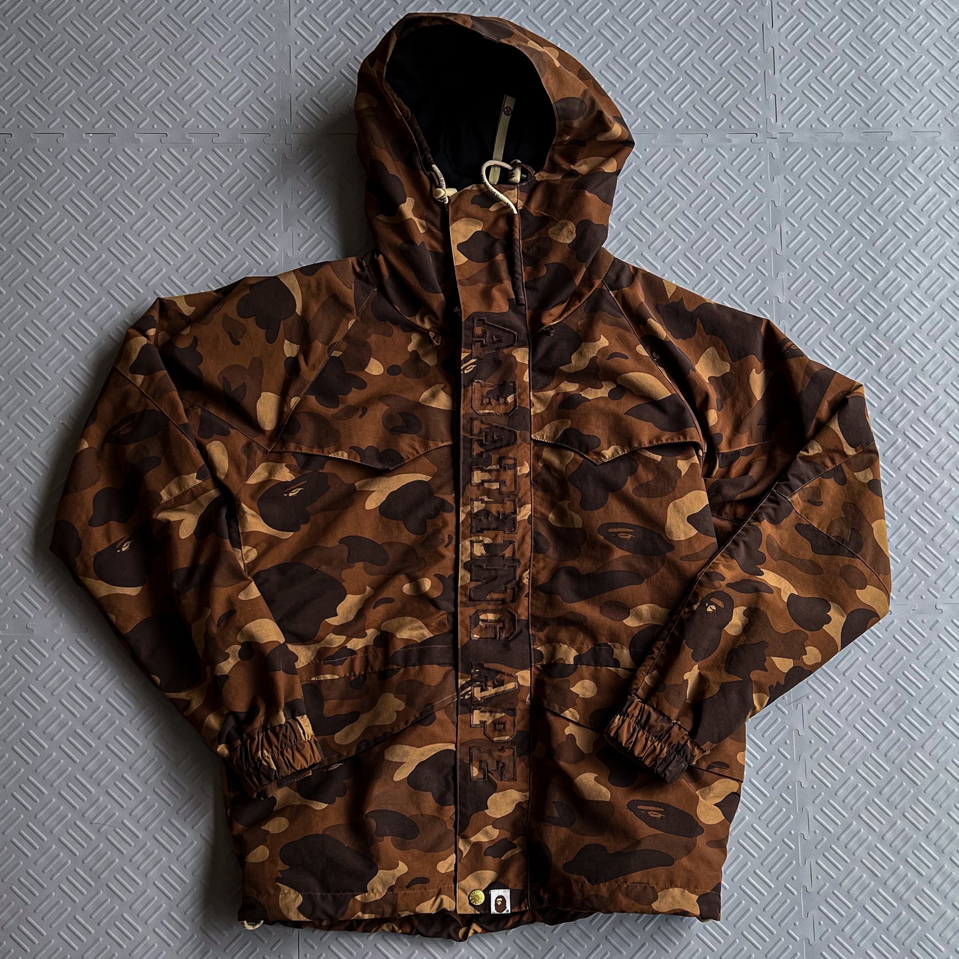 Bape Snowboard Jacket Brown (S)