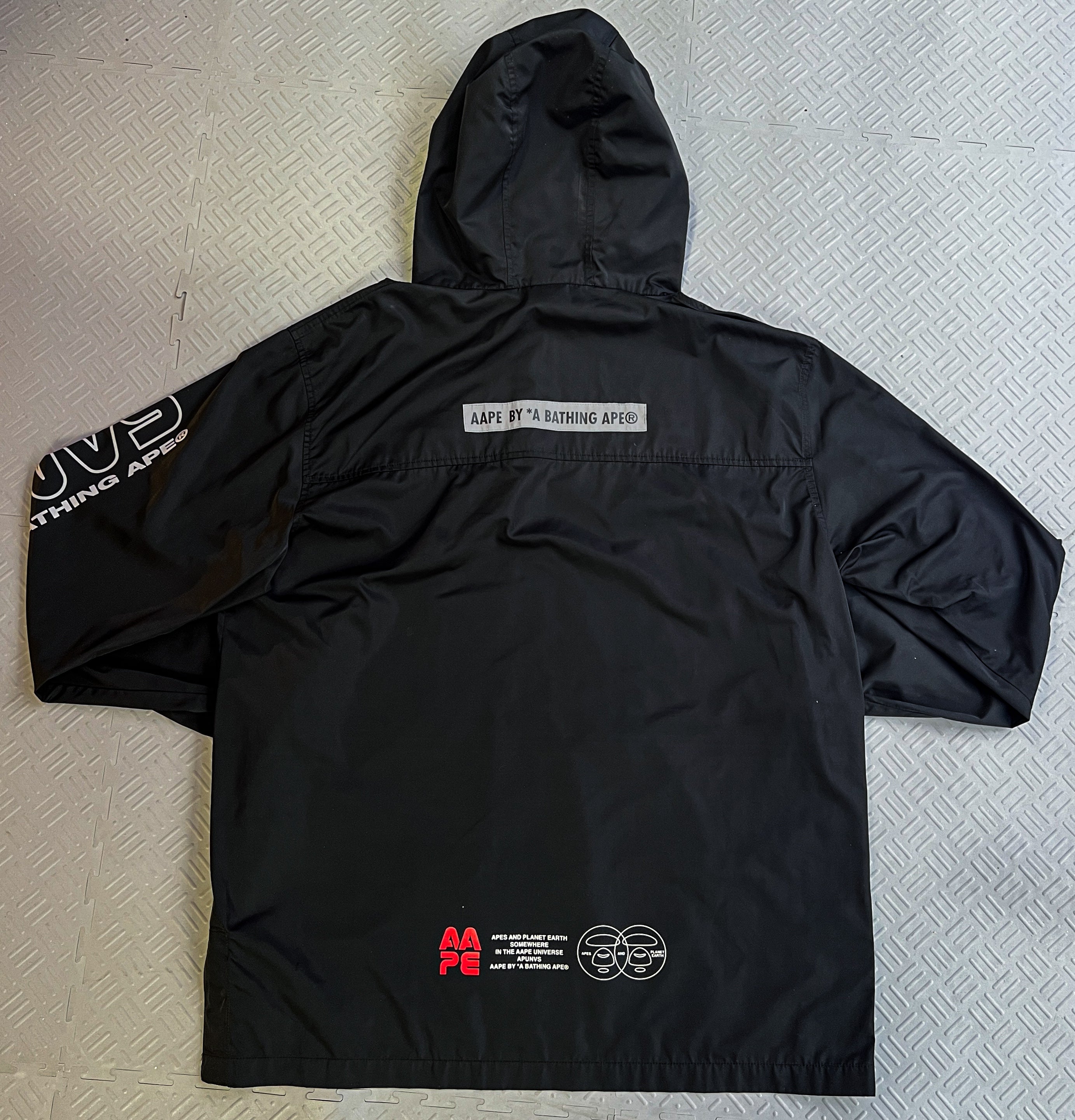 AAPE By Bape Windbreaker Jacket (XXL)