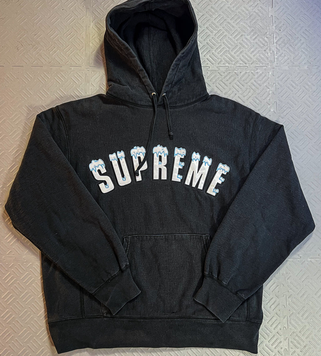 Supreme Icy Arc Logo Hoodie (M)