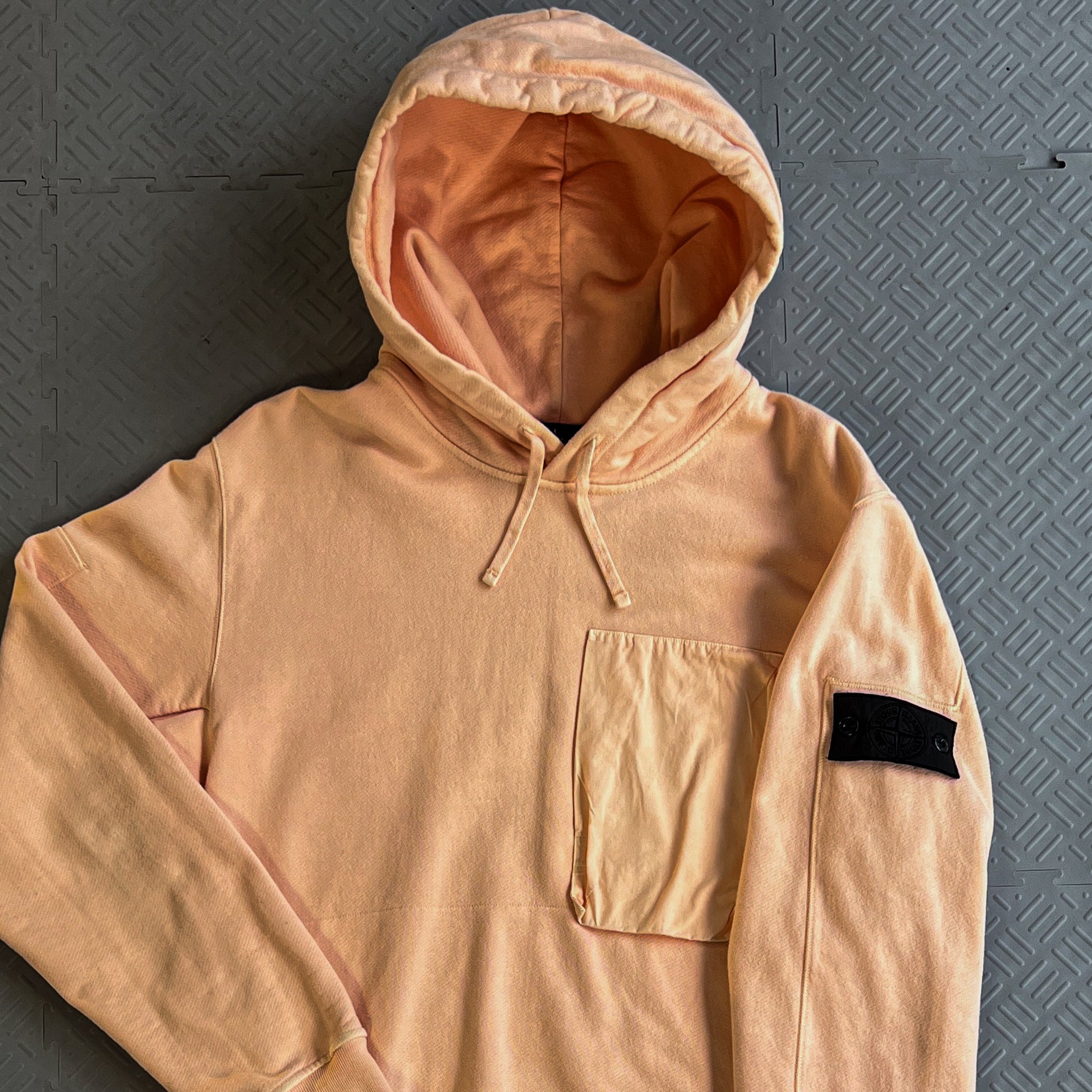 Stone Island Shadow Project Pink Hoodie (XL)