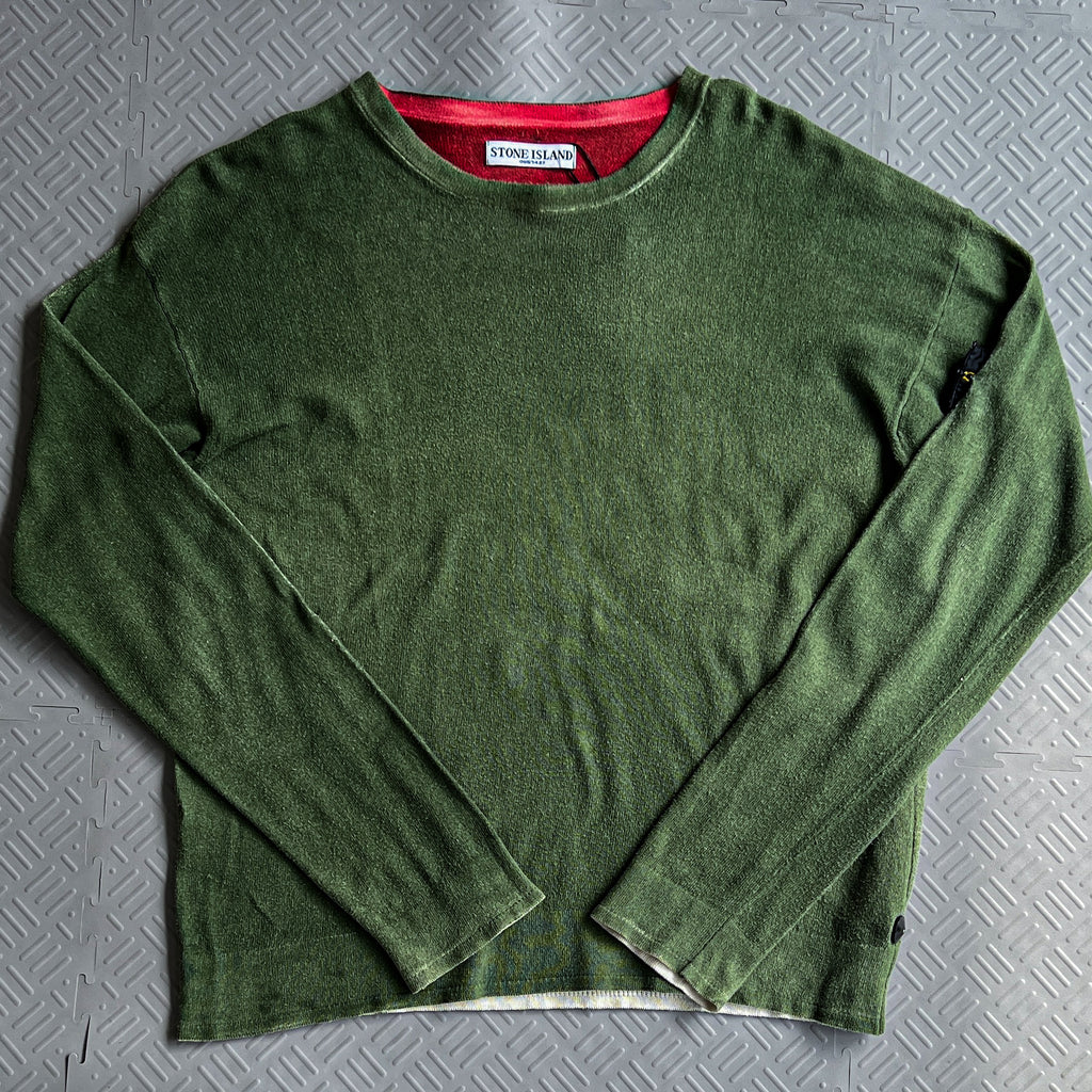 SS2006 Stone Island Knitted Sweater Green (M)