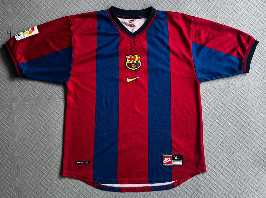 1998-00 FC Barcelona Home Shirt Kids (S)