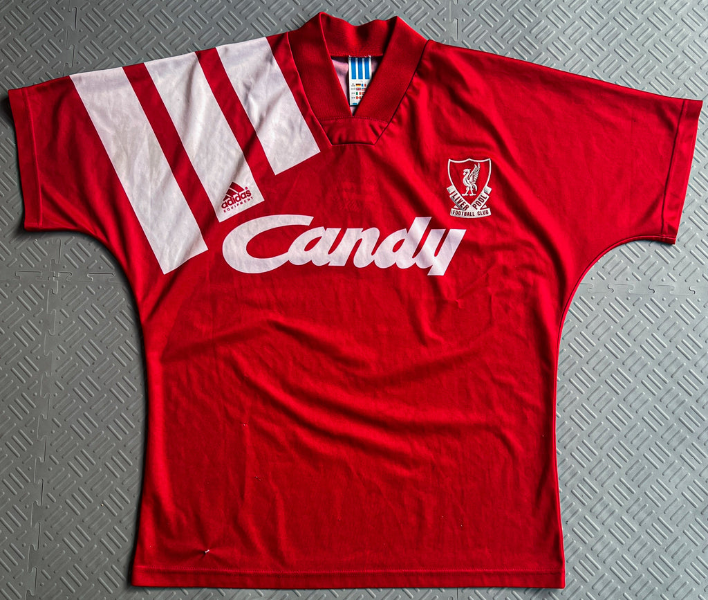 Vintage 1991-92 Liverpool Home Shirt Candy (M)