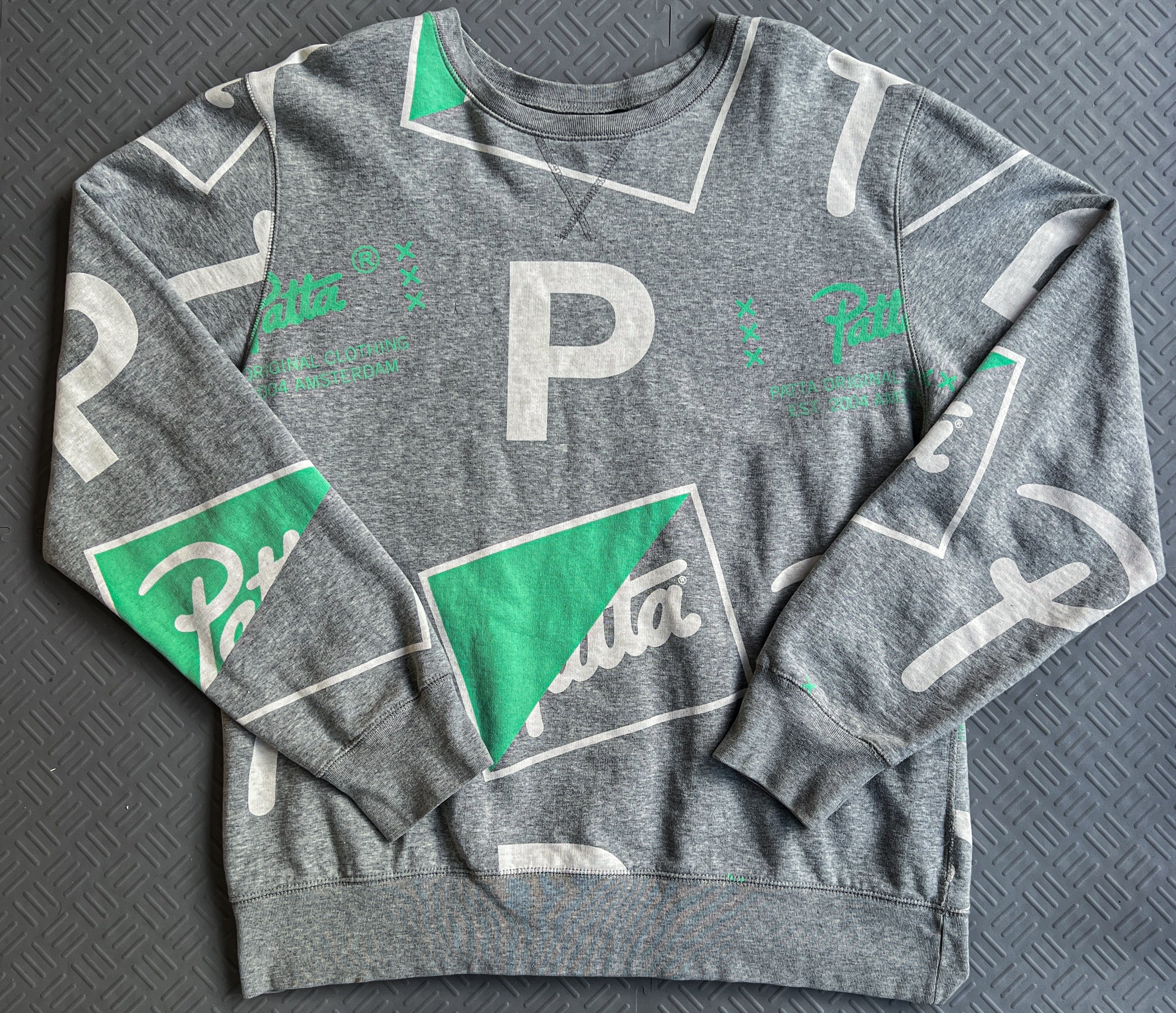 Patta P sweater Grey (XXL)