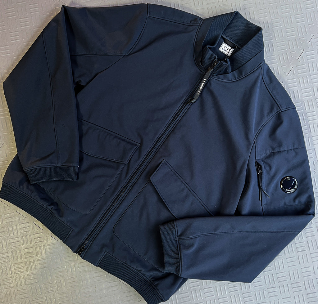 CP Company Shell R Bomber Jacket Black (52)