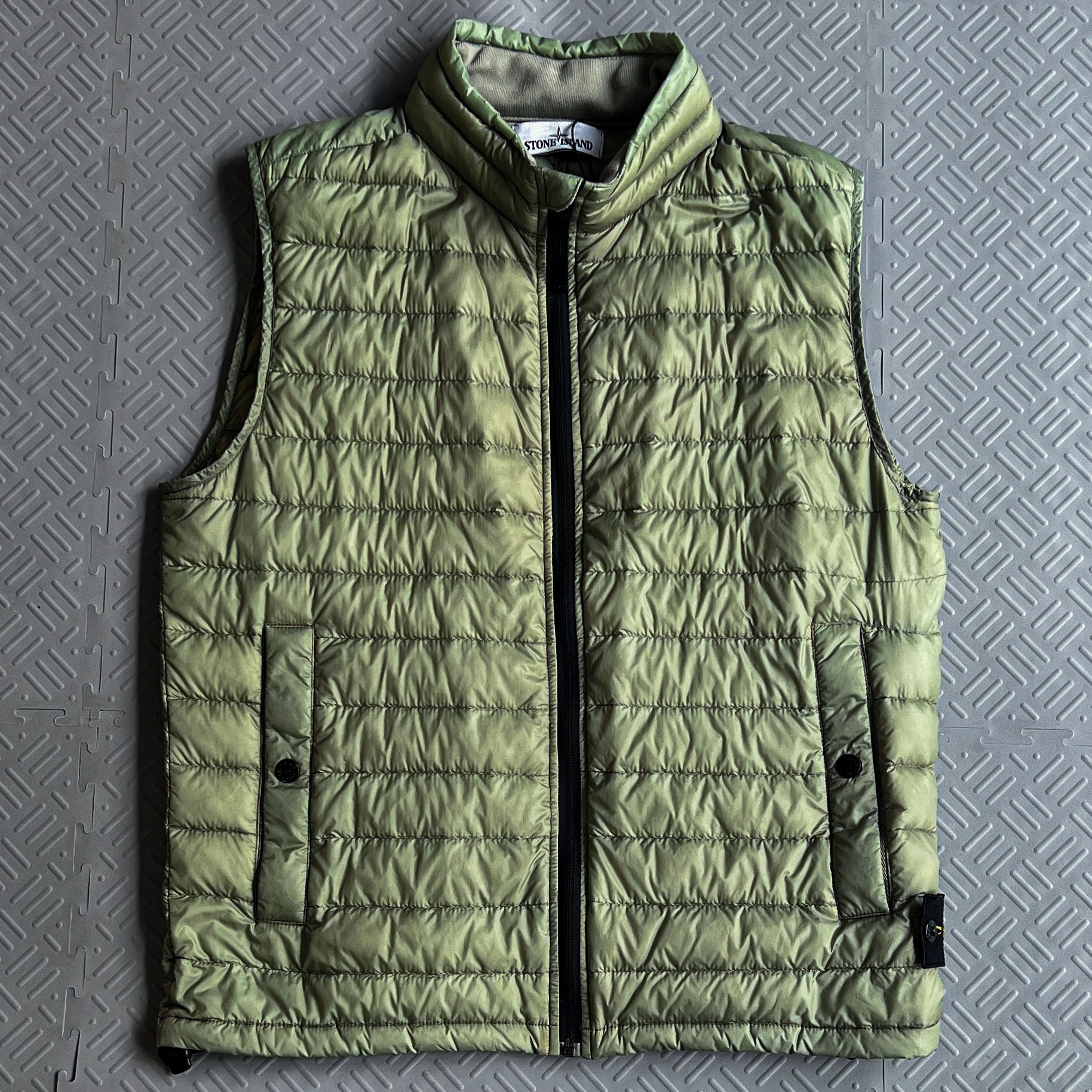 Stone Island Micro Rip Stop Down Vest (M)