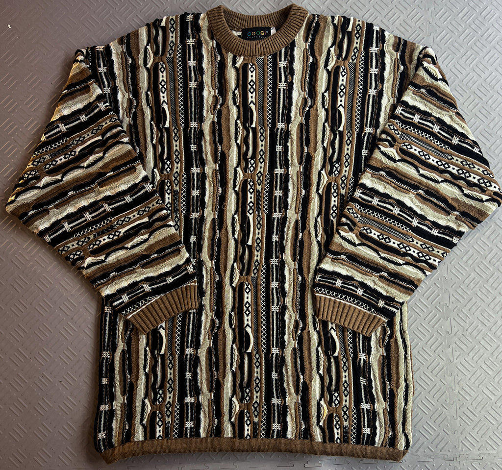 Vintage 90’s Googi 3D Knit Sweater (3XL)