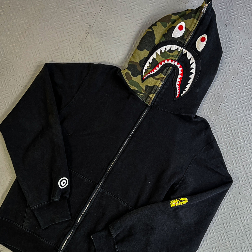 Bape Shark Hoodie Black (XXL)