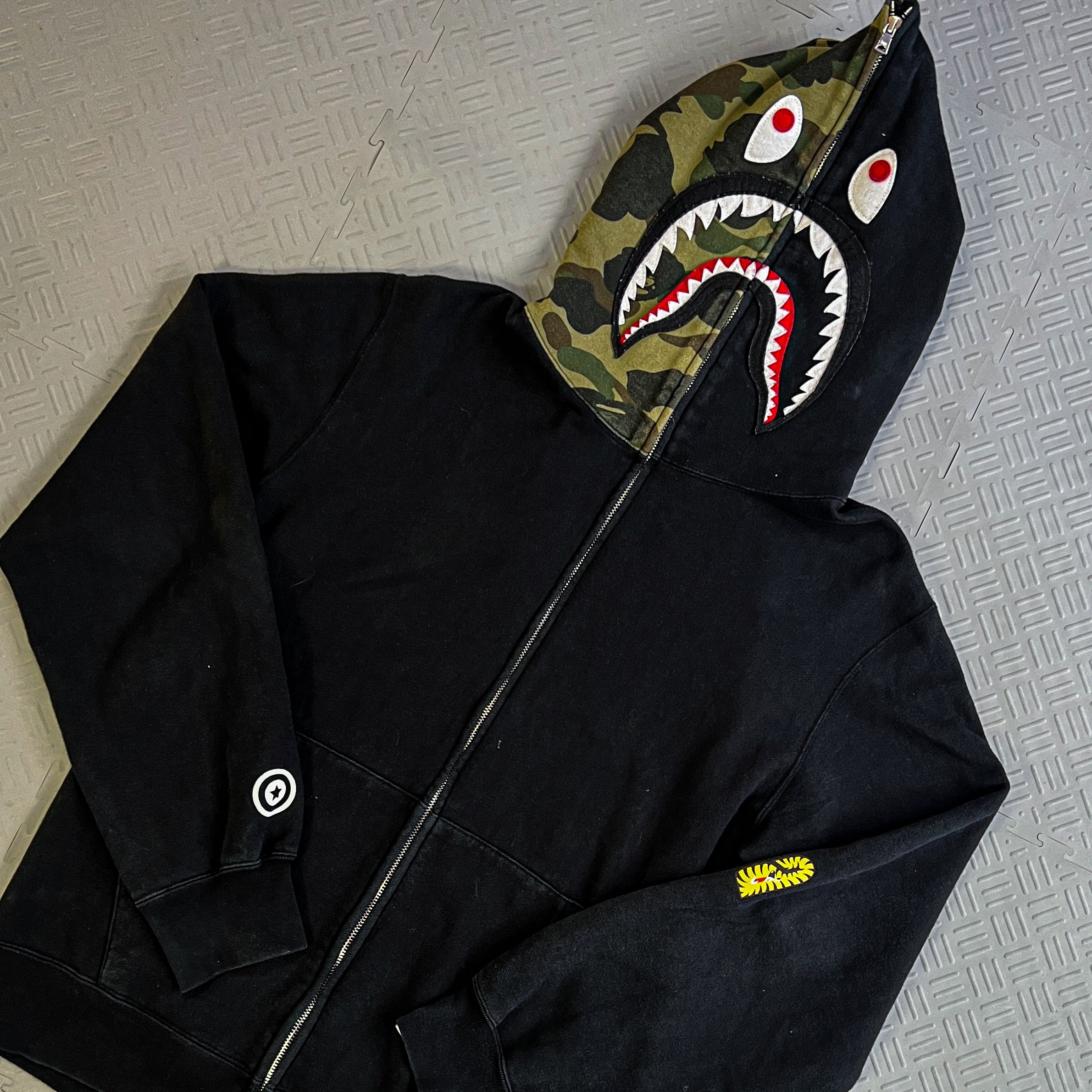 Bape Shark Hoodie Black (XXL)