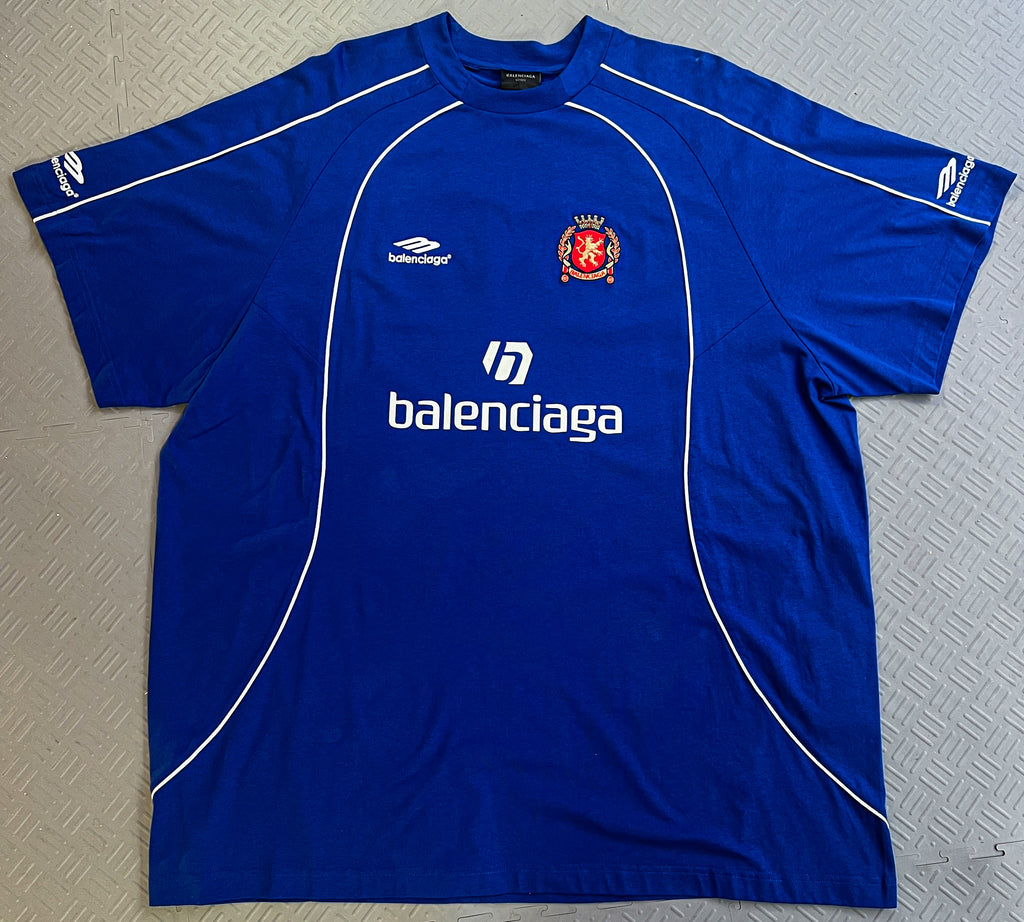 Balenciaga Soccer Jersey Blue NWT (XL)