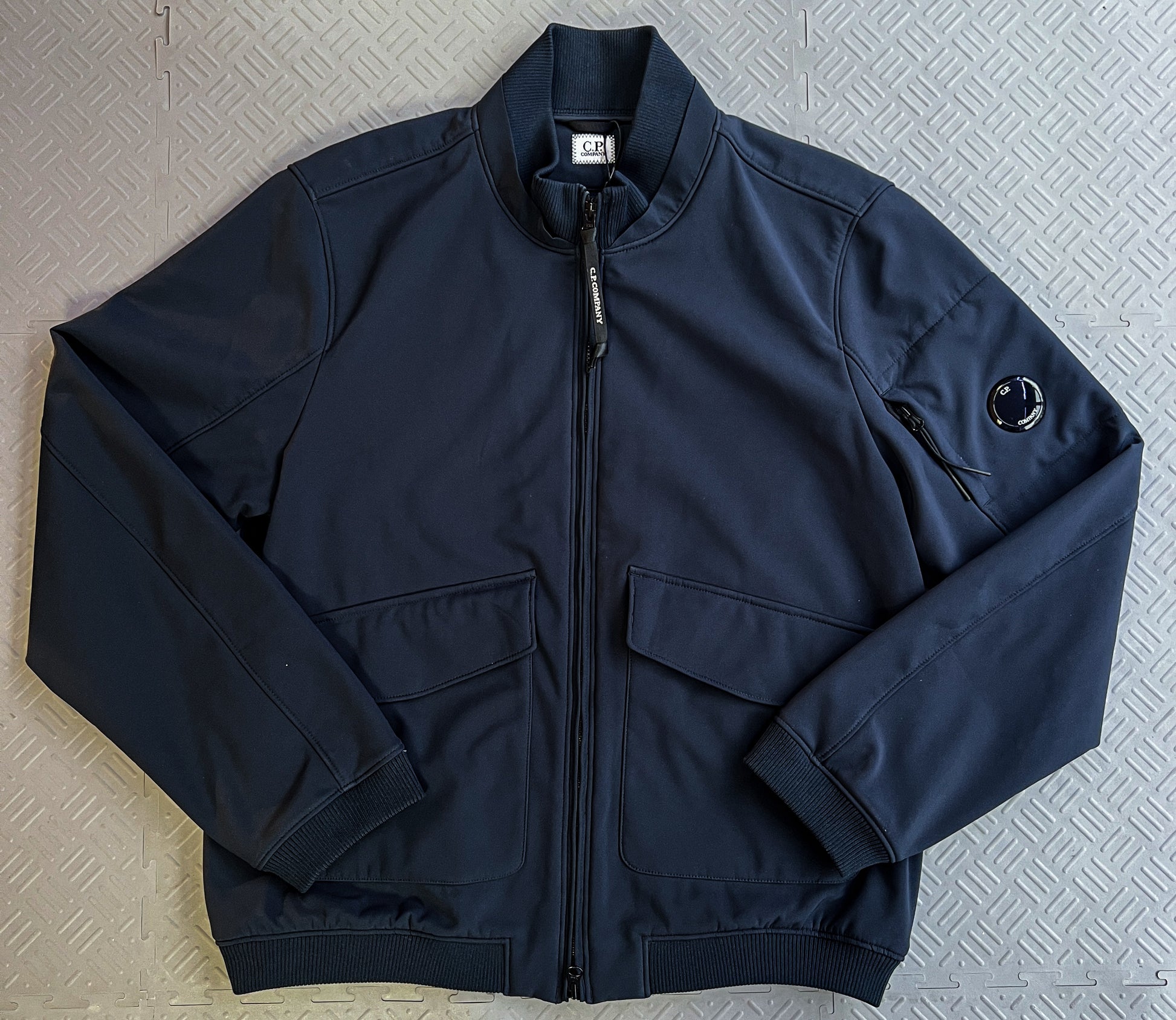 CP Company Shell R Bomber Jacket Black (52)
