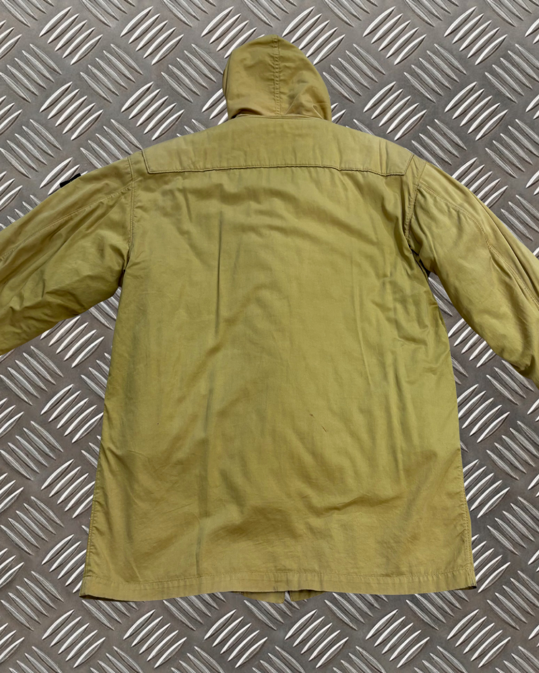 Vintage 1989 Stone Island Raso Gommato Duffle Coat (M)