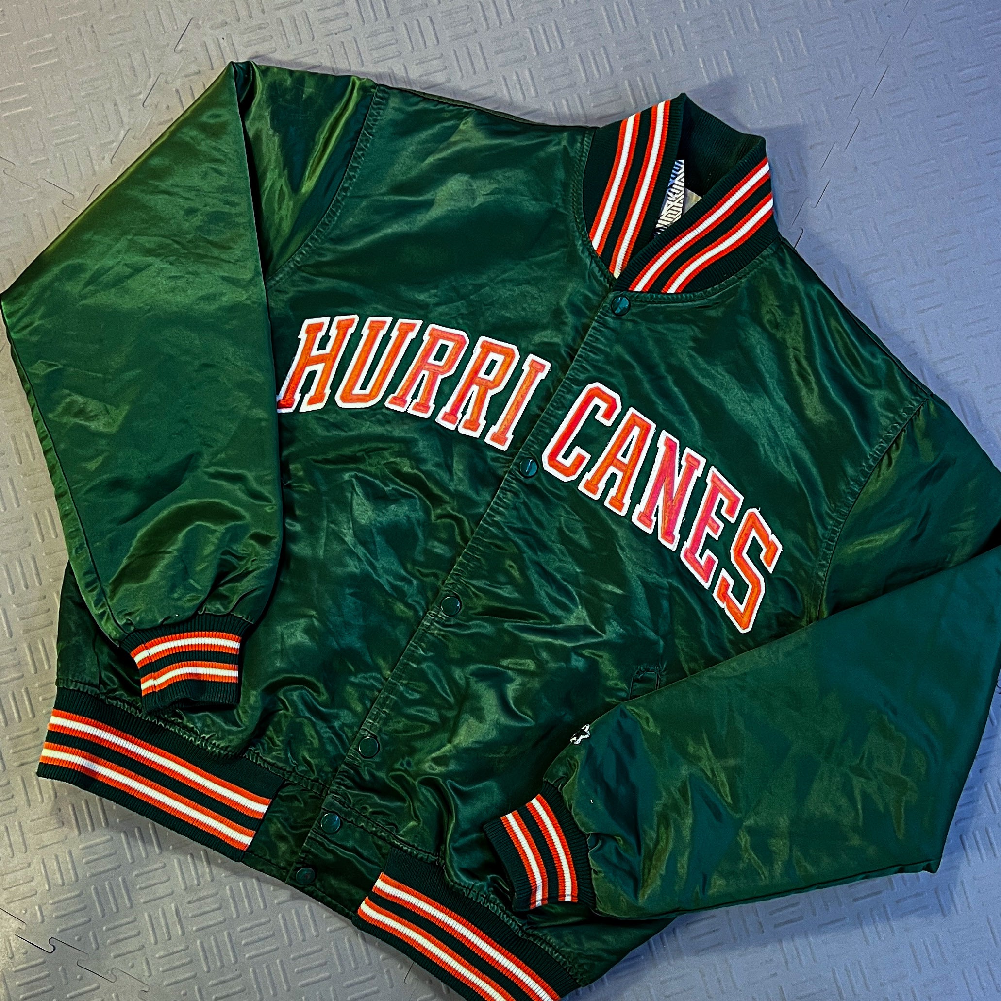 Miami Hurricanes USA Made 1980’s Varsity Jacket (L)
