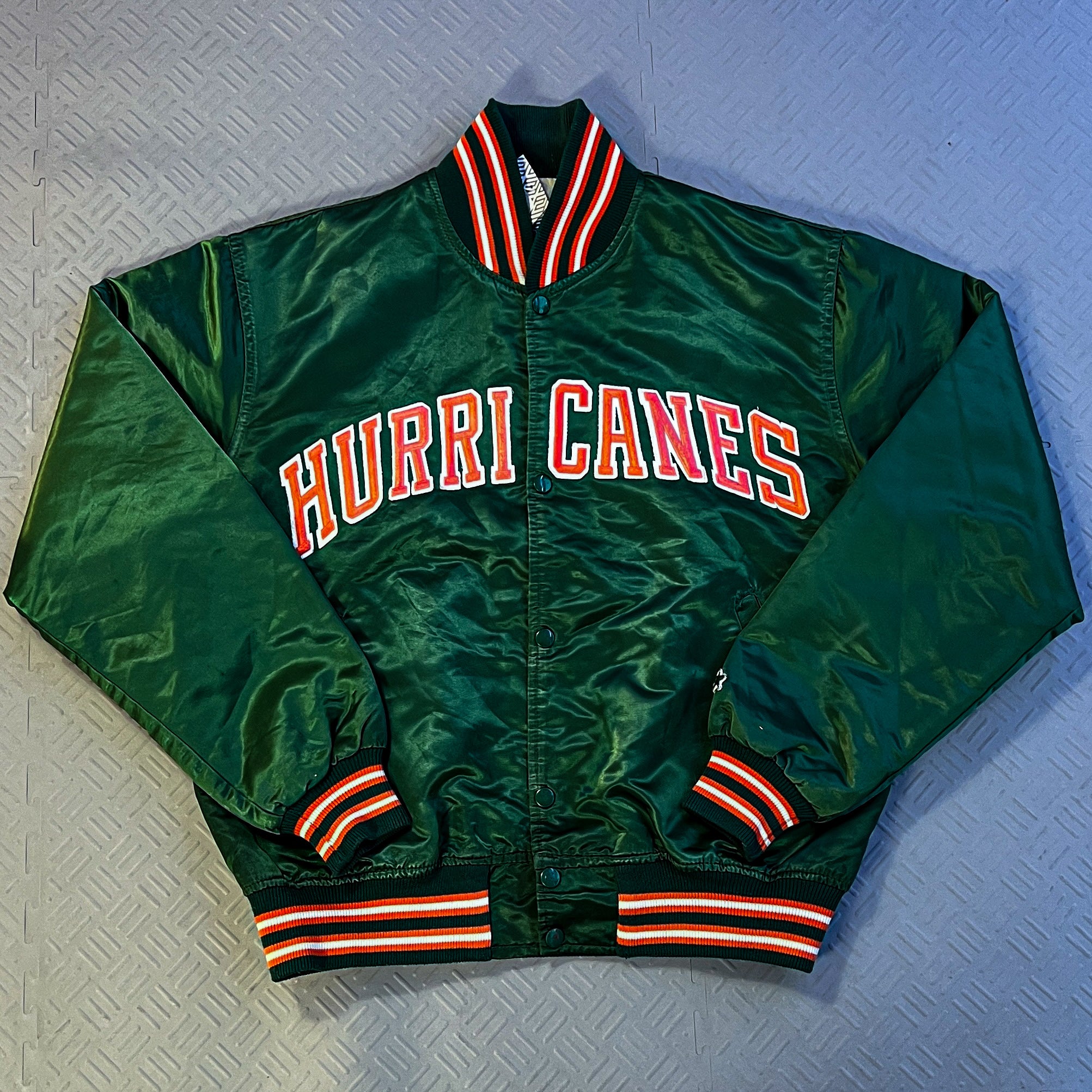 Miami Hurricanes USA Made 1980’s Varsity Jacket (L)
