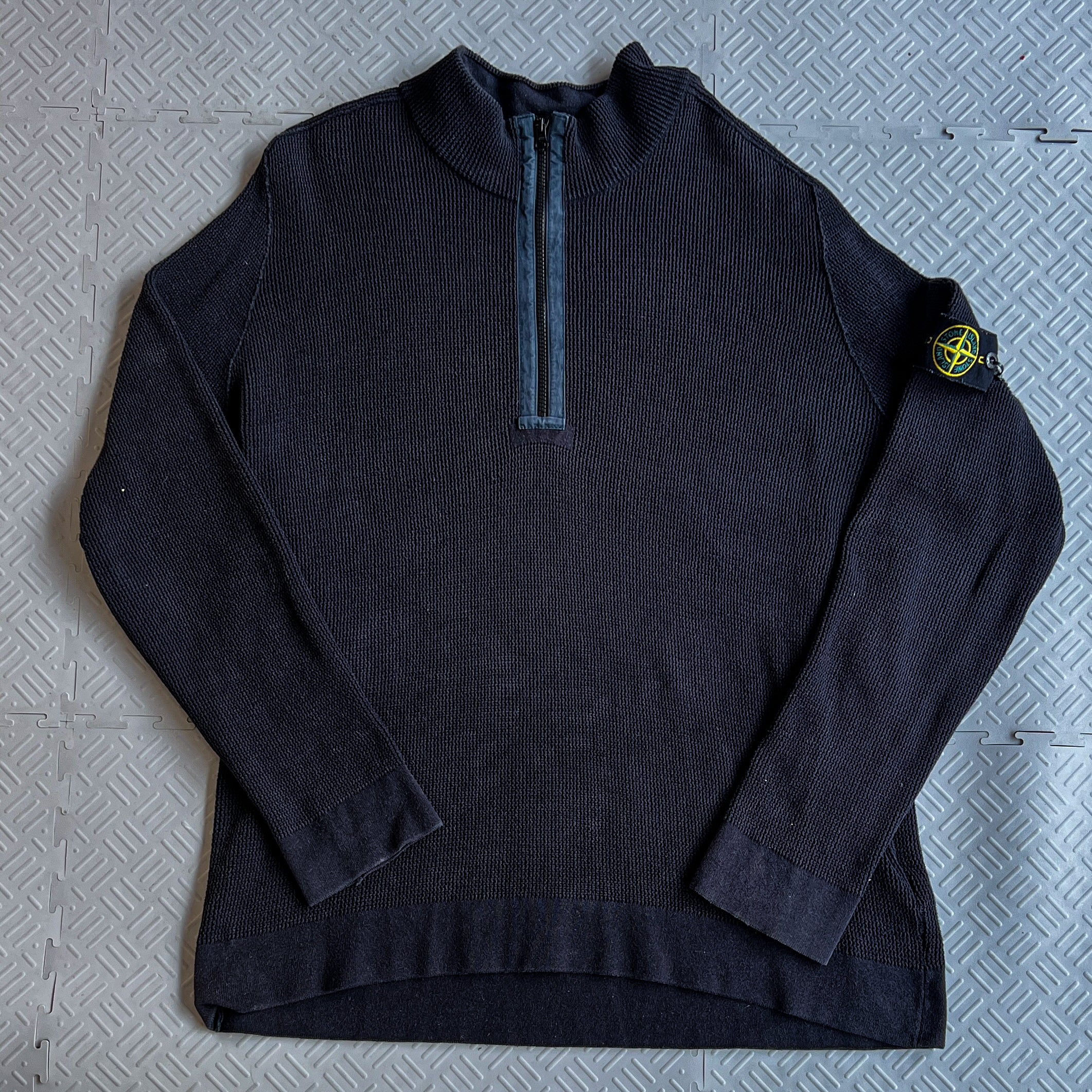 Stone Island Knitted Quarter Zip (XXL)