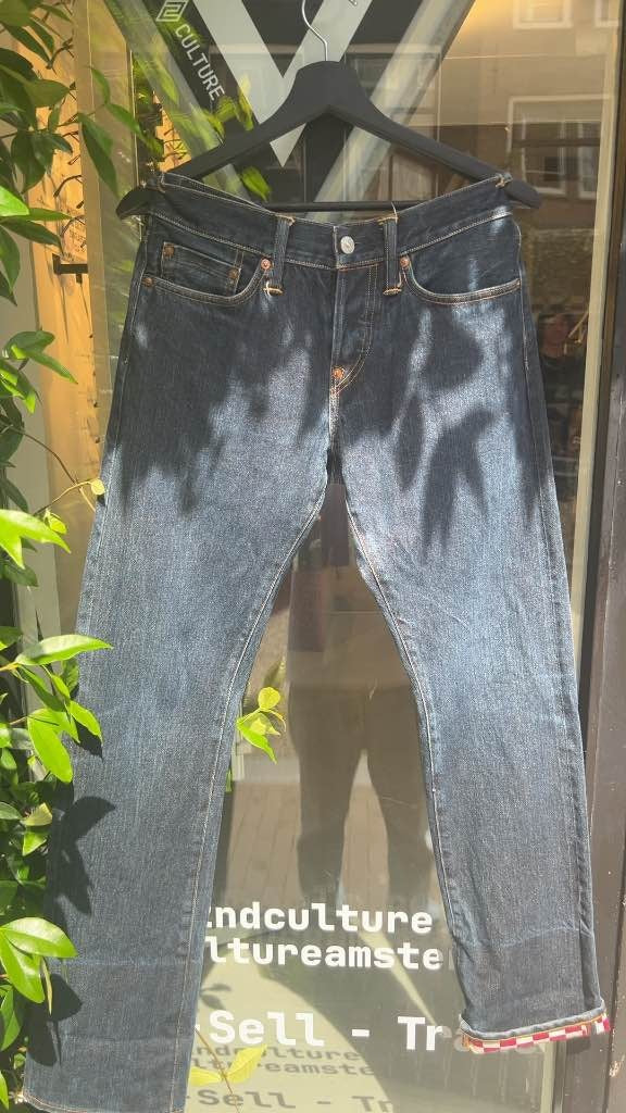 Evisu Red White Checkered Daicock Jeans (29x34)