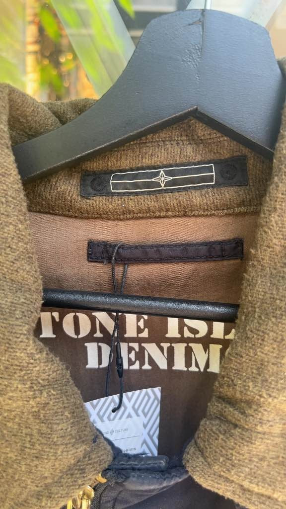 Stone Island Denims Bomber Jacket Navy (XL)