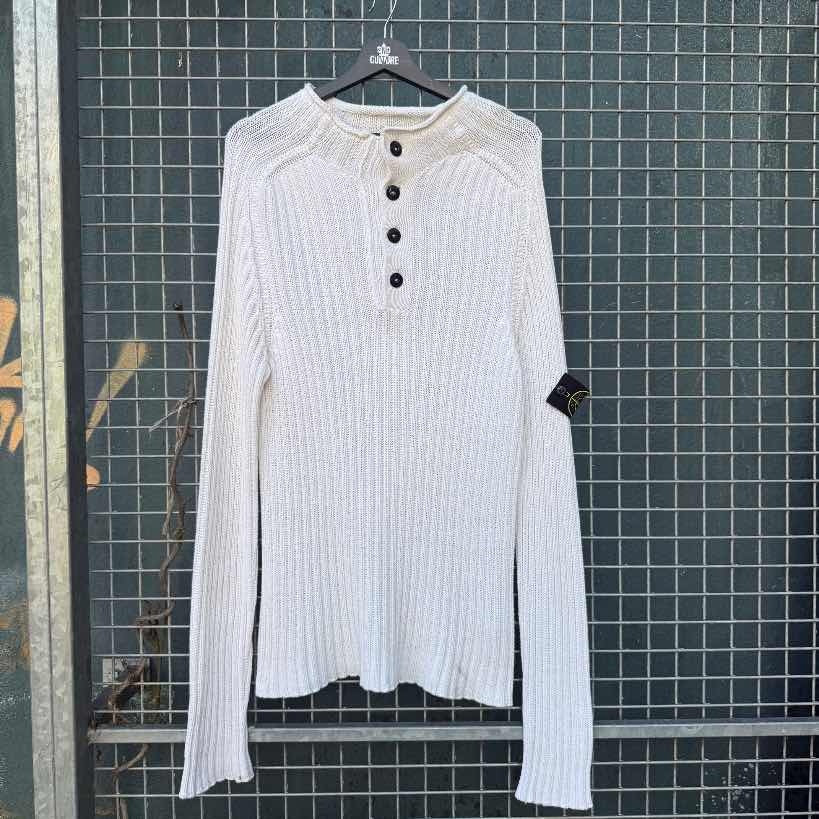 Stone Island Knitted Sweater White (L)