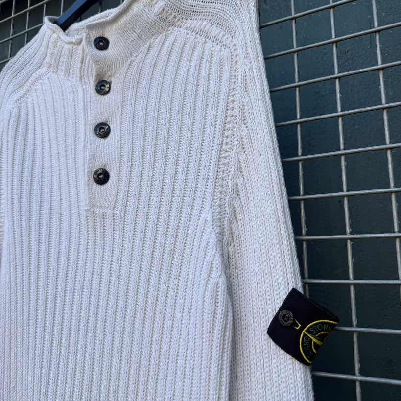 Stone Island Knitted Sweater White (L)