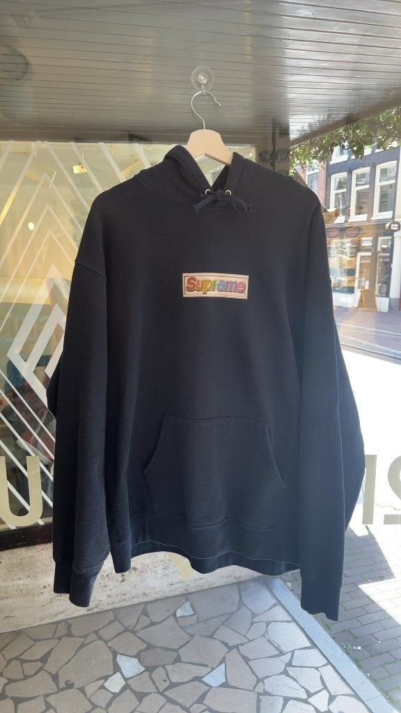 Supreme Bling Box Logo Hoodie Navy (XL)