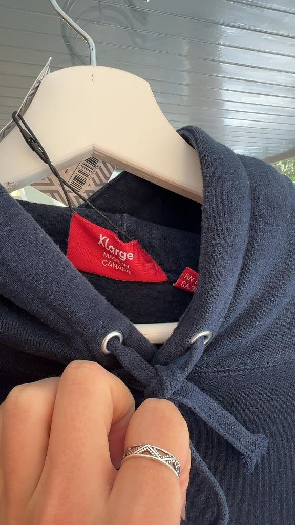 Supreme Bling Box Logo Hoodie Navy (XL)