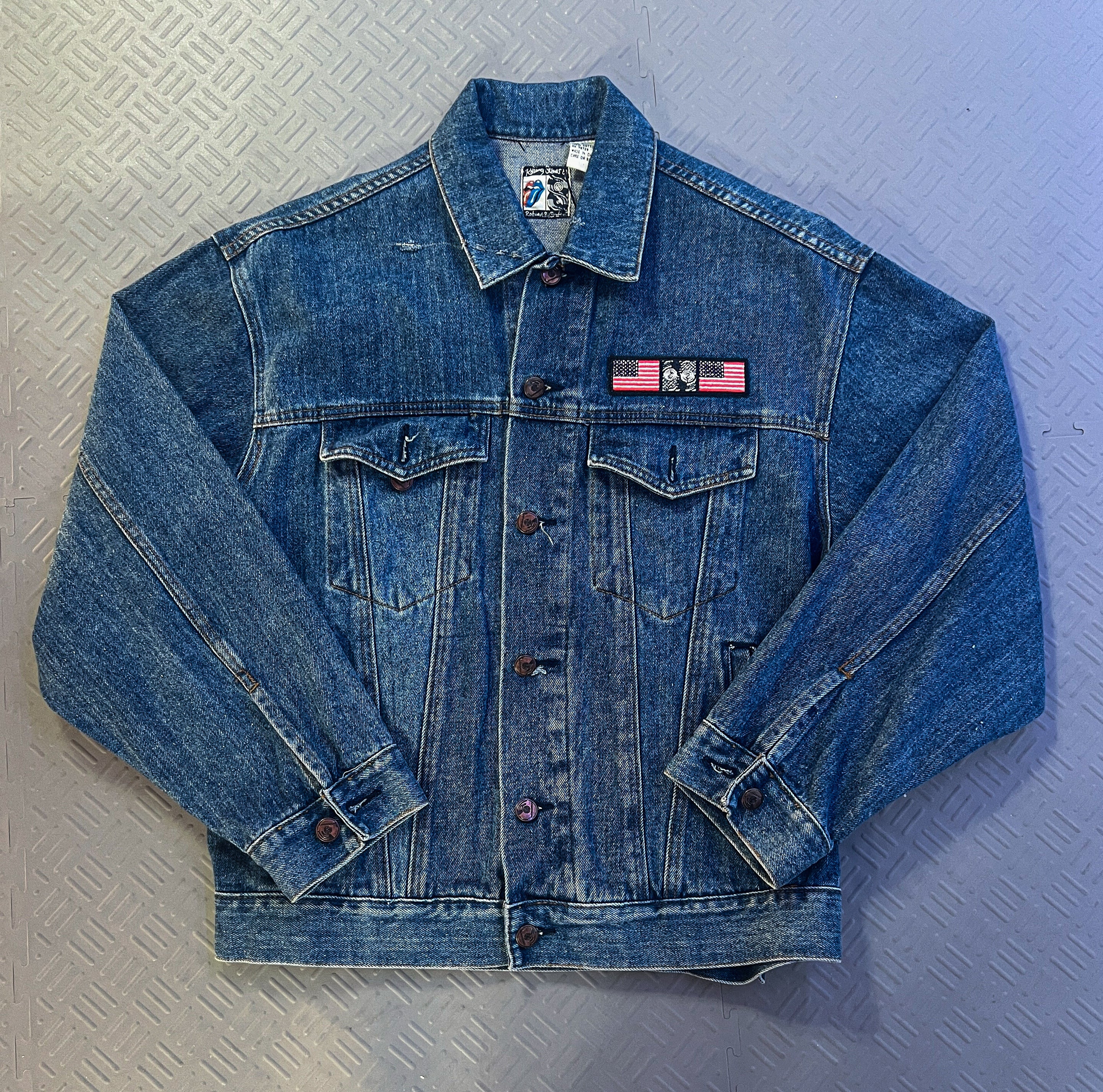 1989 Rolling Stones Steel Wheels Denim Jacket (S)