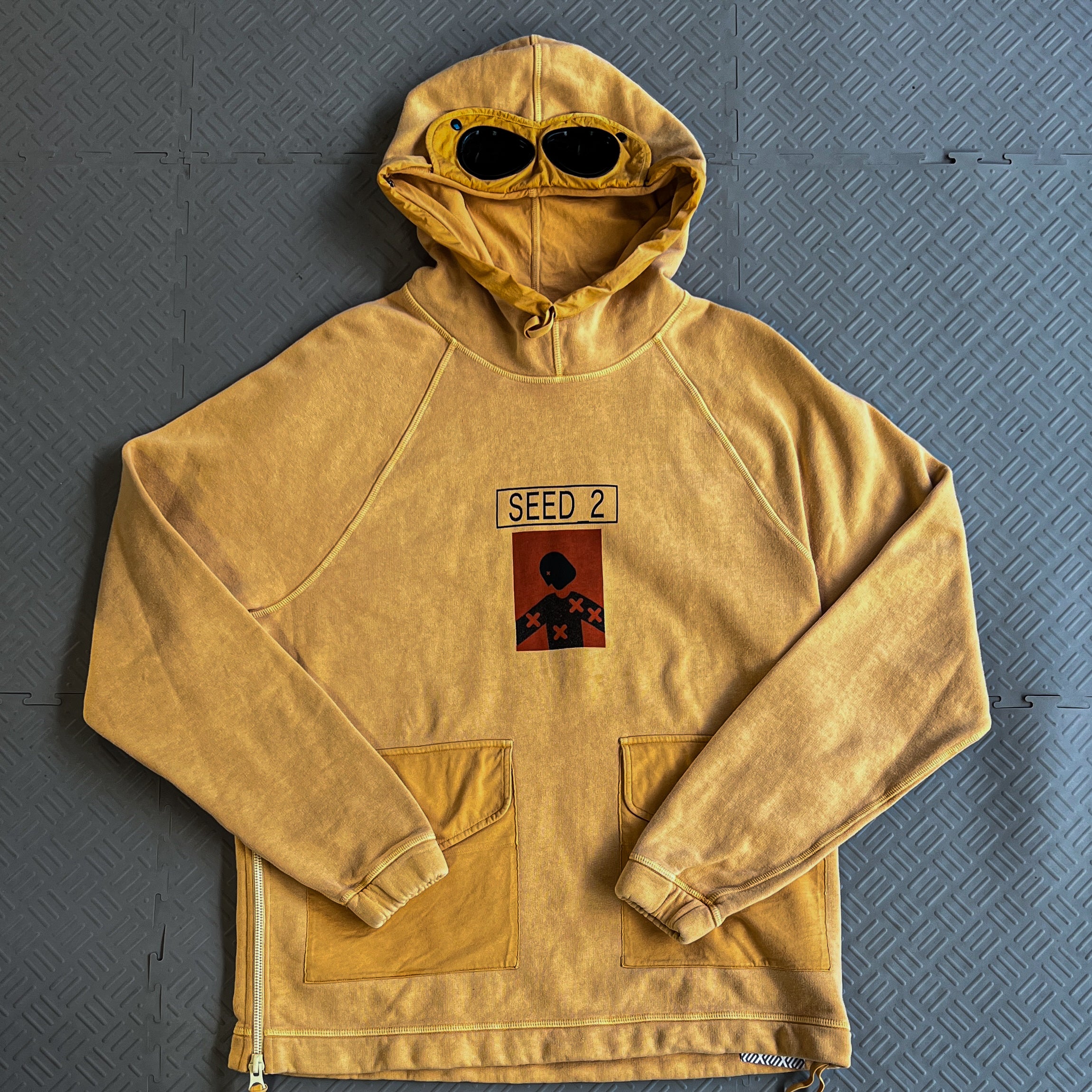 SS23 CP Company Seed Ortica Goggle Hoodie (L)