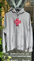 FW20 Supreme Cross Box Logo Hoodie (M)