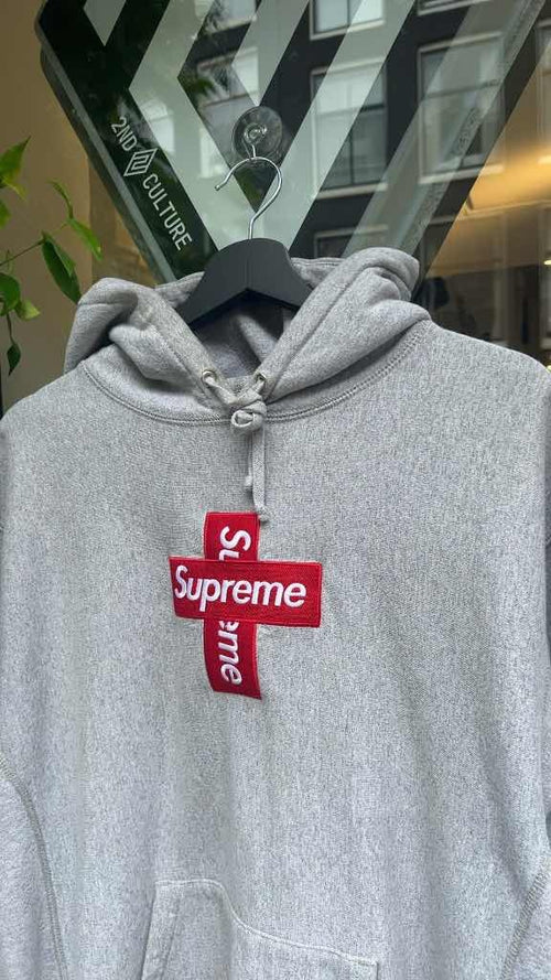 FW20 Supreme Cross Box Logo Hoodie (M)