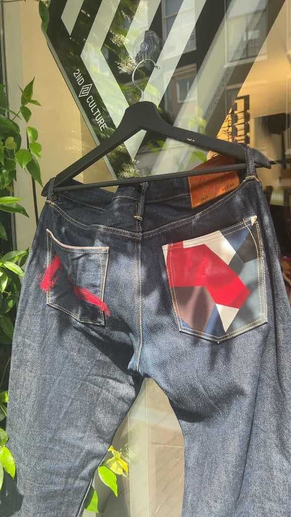 Evisu Pocket Print denim (32 x 34)