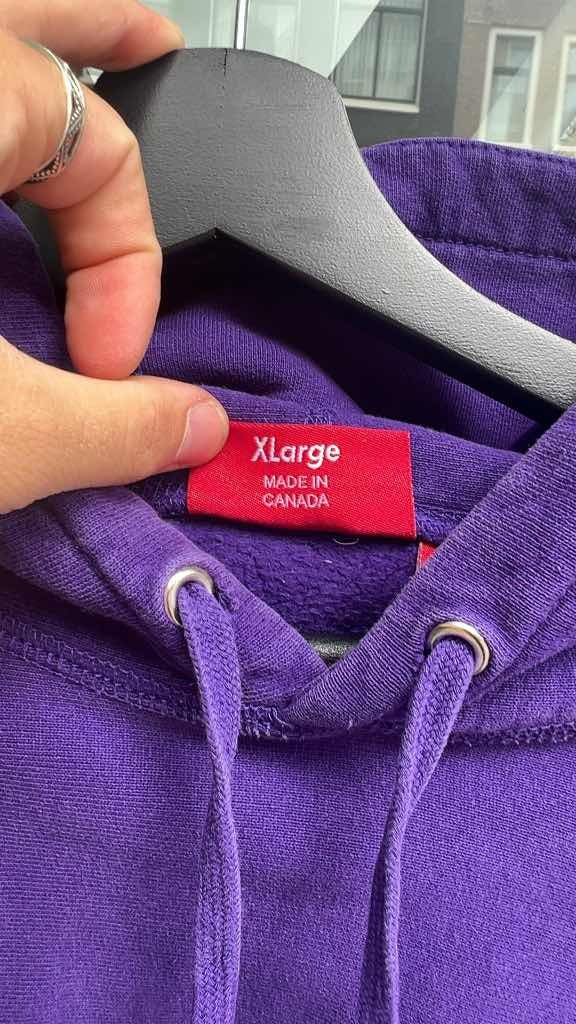 SS20 Supreme Motion Logo Hoodie Purple (XL)