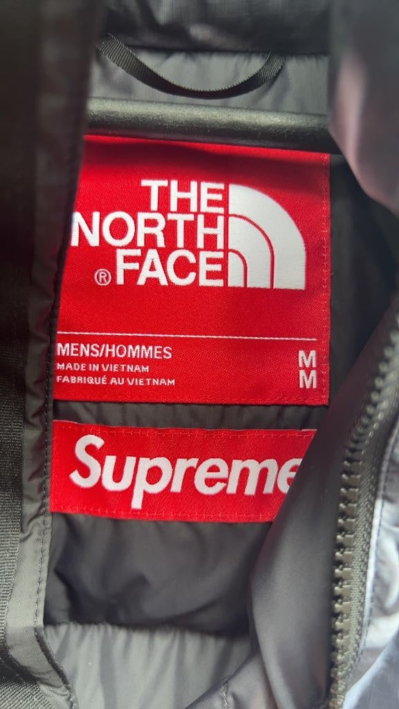 Supreme x The North Face Printed Nuptse Trompe L'oeil Jacket (M)