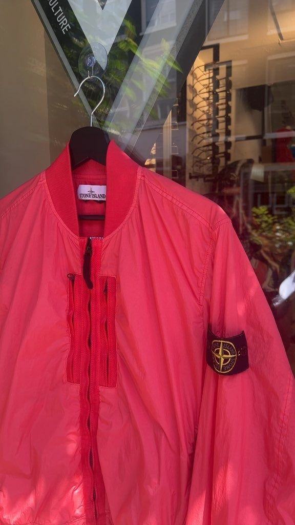 Stone Island Garment Dyed Crinkle Reps Jacket (M)