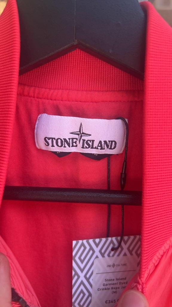 Stone Island Garment Dyed Crinkle Reps Jacket (M)