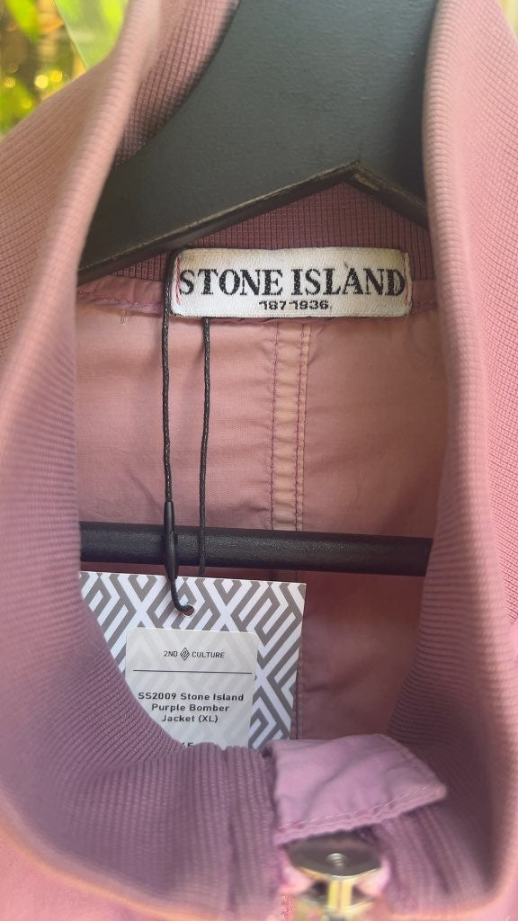 SS2009 Stone Island Purple Bomber Jacket (XL)