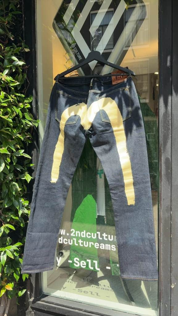 Evisu Daicock Jeans White (32x34) – 2nd Culture