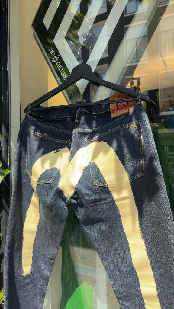 Evisu Daicock Jeans White (32x34) – 2nd Culture
