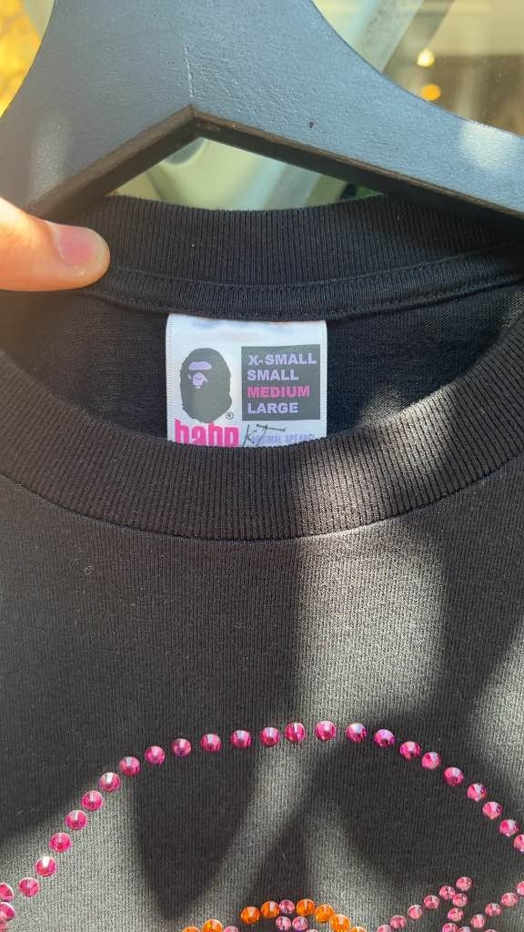 2006 Bape Swarovski Crystal Tee (M)