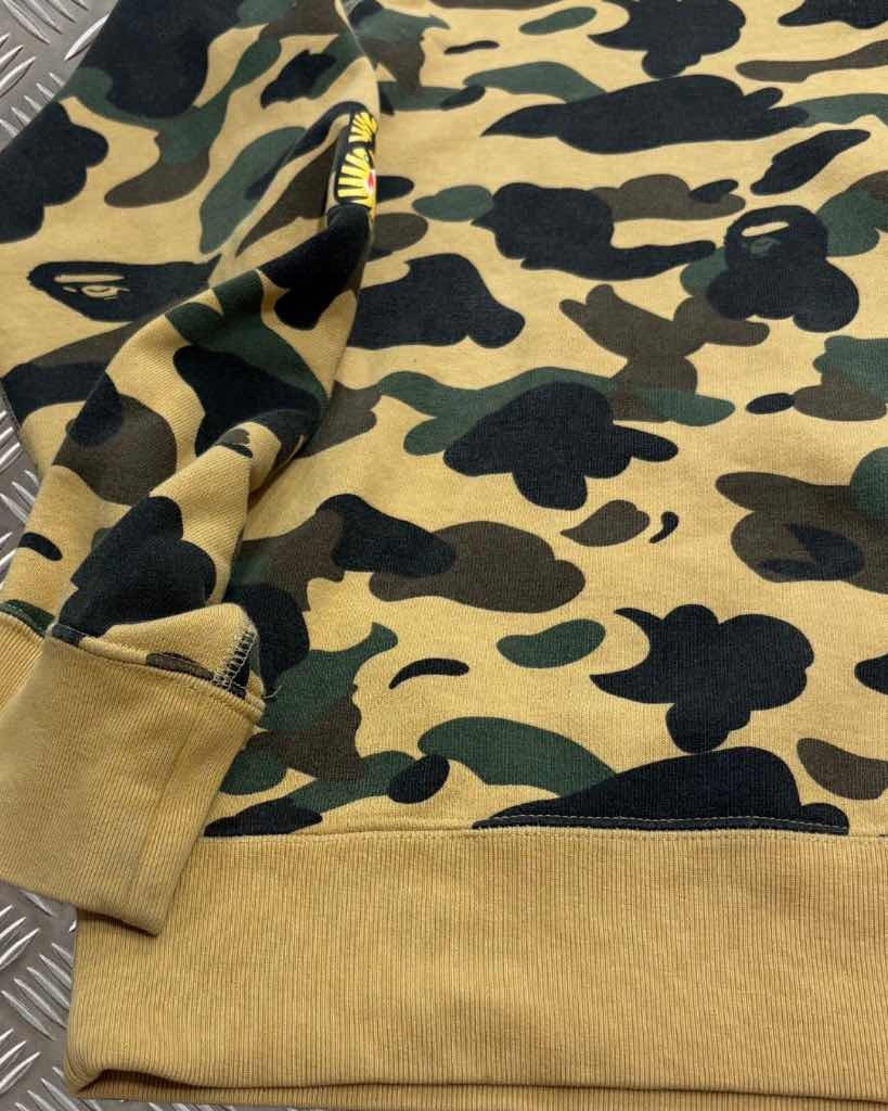 Bape PONR Half Zip Shark Hoodie (L)