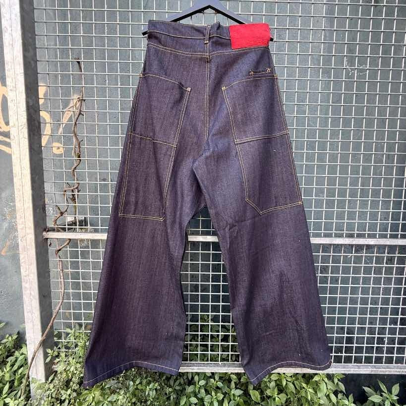 Handmade Raw Denim Ponyhair Jeans (52)