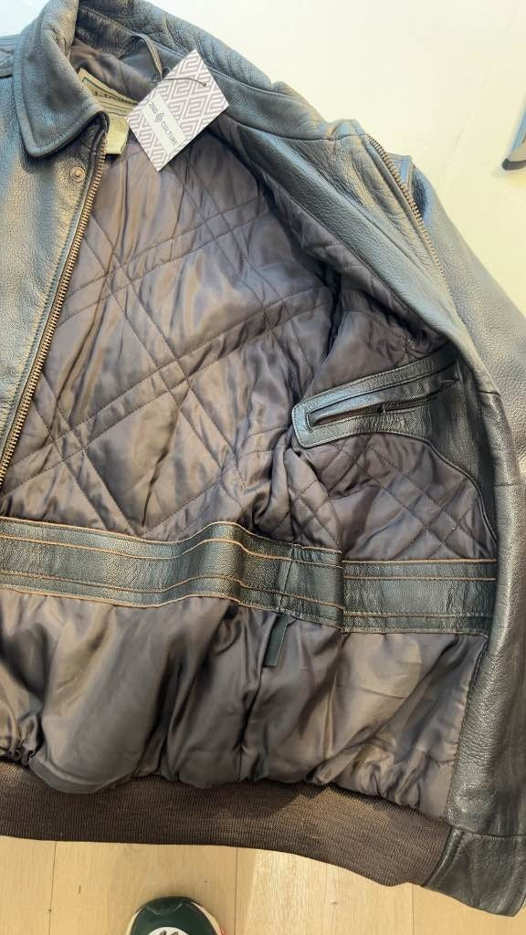 Vintage 90's LL Bean A2 Type Leather Jacket (S)