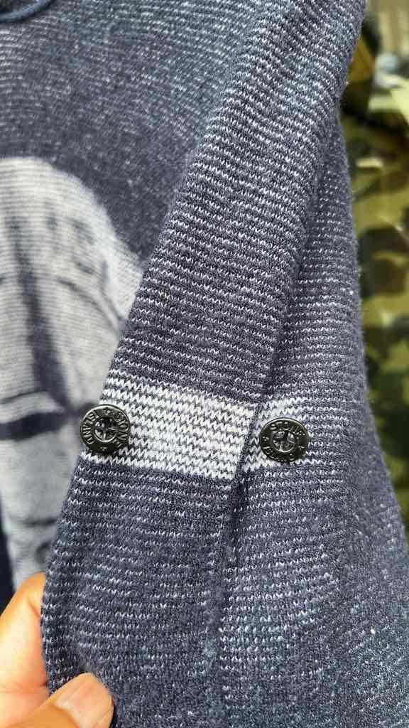 Stone Island Stretch Wool Knit Hoodie (S)
