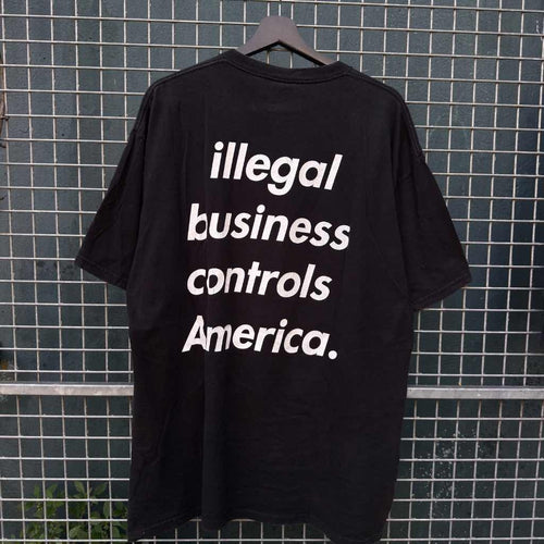 2005 Supreme Illegal Business Controls America Tee (XL)