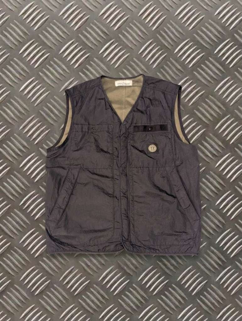 Stone Island Seersucker TC Vest (S)