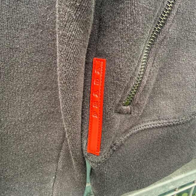 Vintage Prada Zip Up Vest (S)