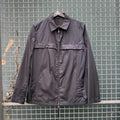 Prada Nylon Zip Up Jacket Navy (46)