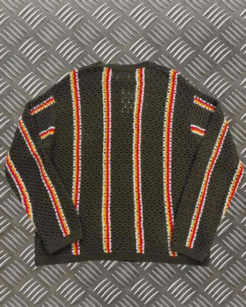 Patta x Stussy Green Yellow Knit Sweater (M)