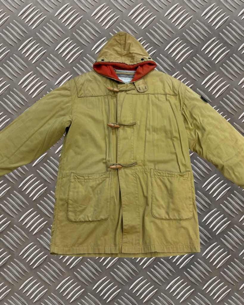 Vintage 1989 Stone Island Raso Gommato Duffle Coat (M)