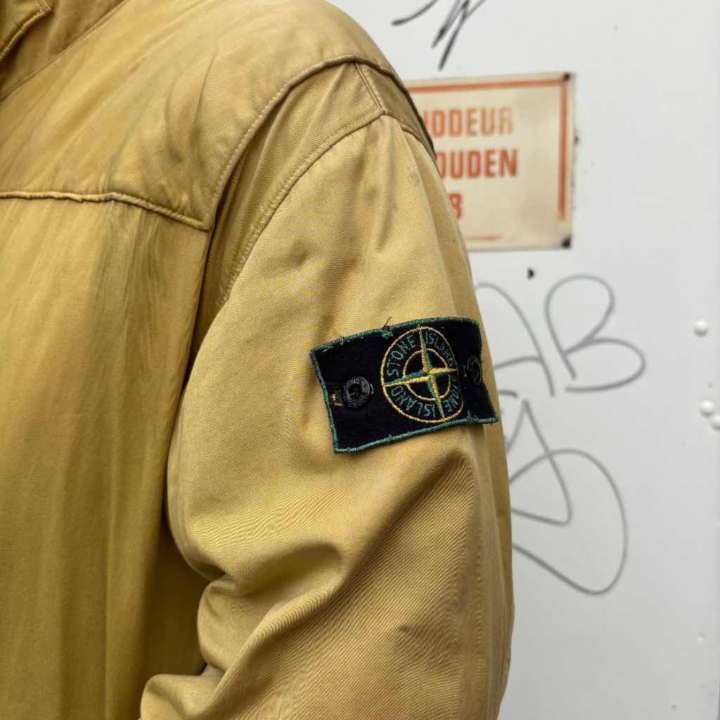 Vintage 1989 Stone Island Raso Gommato Duffle Coat (M)